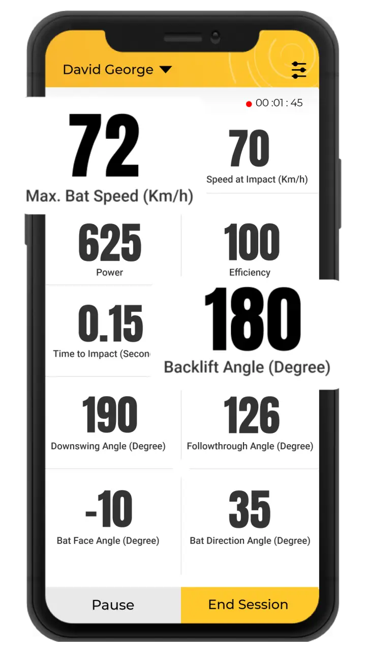 Measure Bat Speed, Angles, Time To Impact and more unique metrics with StanceBeam Striker