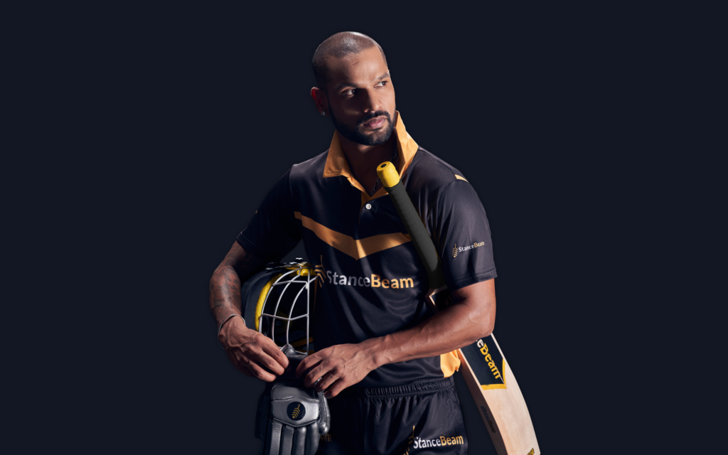Shikhar Dhawan never travels without this tiny gadget in his kit - StanceBeam Striker Cricket Bat Sensor