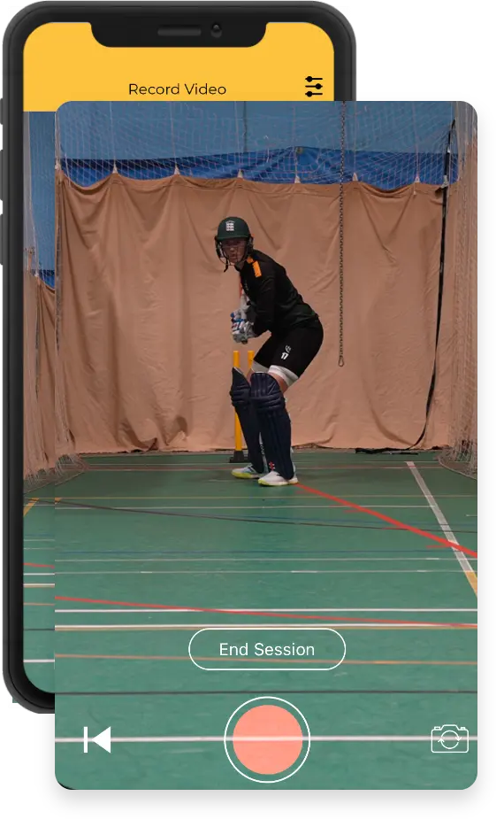 Manual Recording Mode to record your batting and bowling sessions