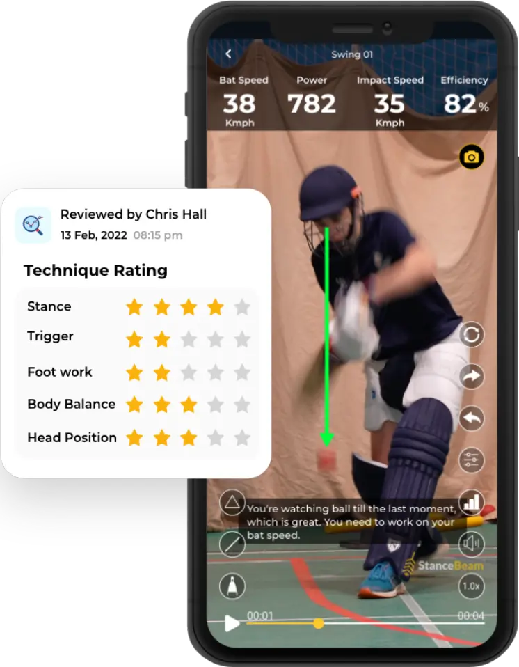 Cricket Video Analytics & Editing in the StanceBeam App
