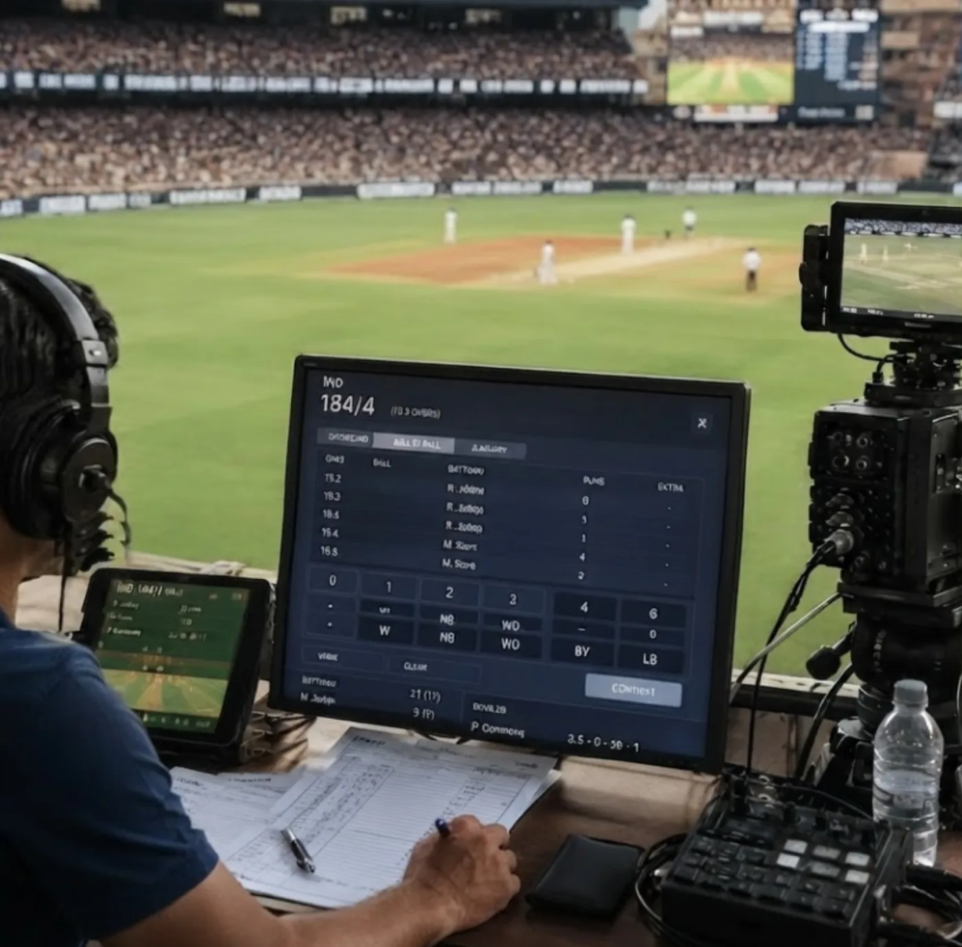 Score keeping and encoding to OTT from the broadcast desk