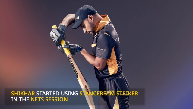 Shikhar Dhawan Using StanceBeam Striker